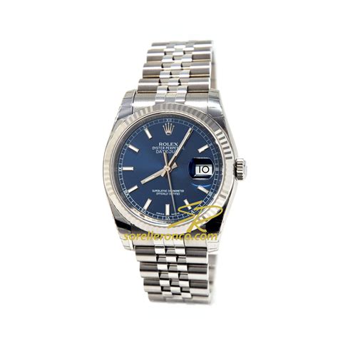 rolex datejust oro quadrante blu|rolex datejust oro bianco.